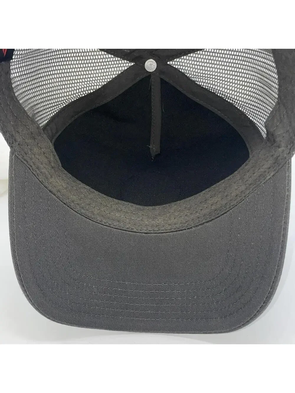 Rawgear Los Angeles California Distressed Mesh Trucker Snapback Hat Cap Fitness